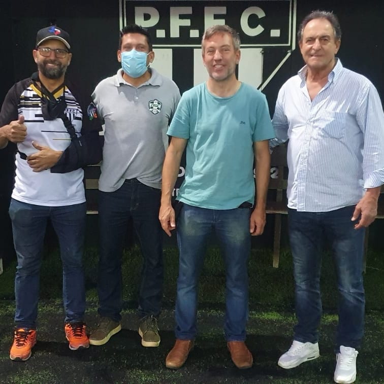 Presidente do Porto Ferreira Futebol Clube recebe a visita de Guerino Neto Ex-jogador de futebol.