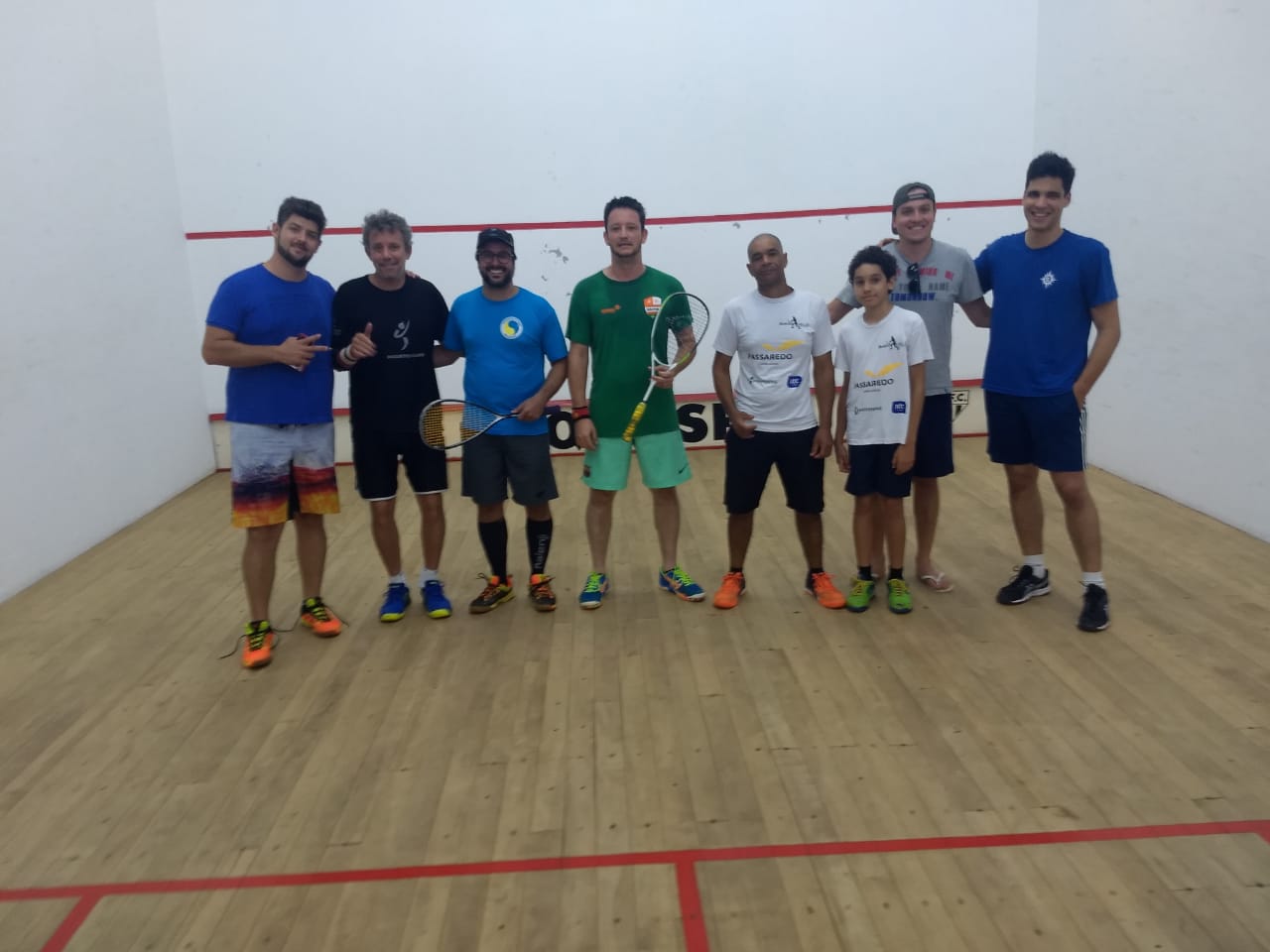SQUASH MOVIMENTOU A MANHÃ DE SÁBADO NO P.F.F.C.