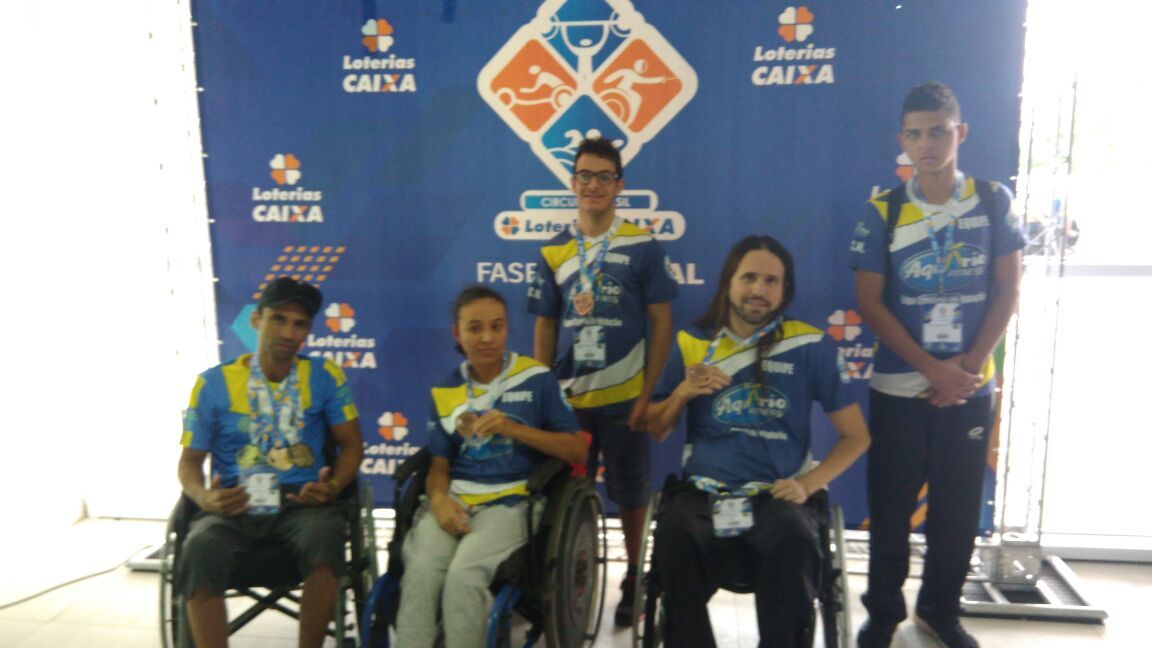 Atletas Ferreirenses participaram da Etapa Nacional do Circuito Caixa de Natação Paralímpica
