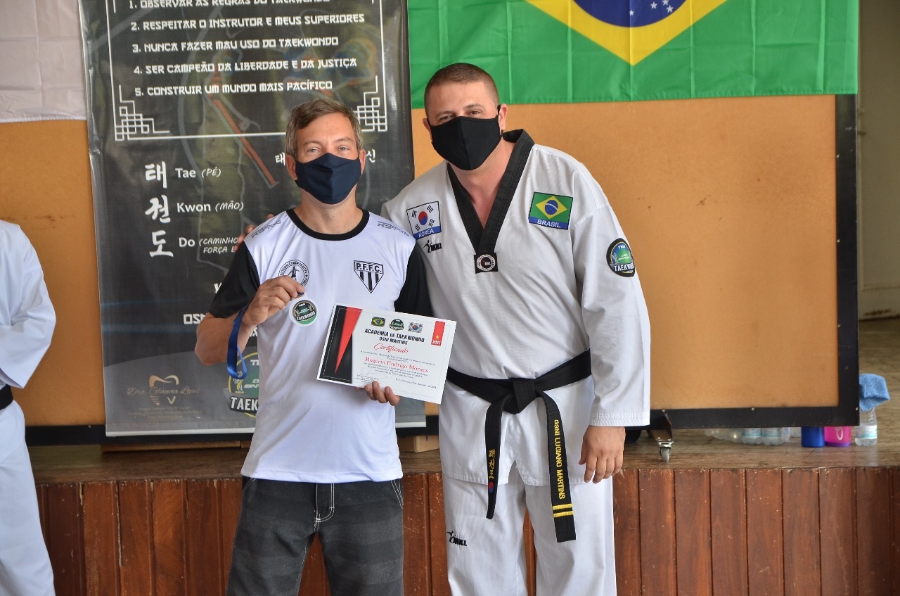 Exame de Graduação de Taekwondo - Academia Osni Martins.