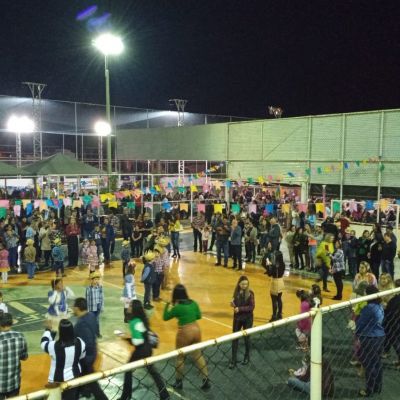 Mais de 1800 pessoas compareceram na Tradicional Festa Junina P.F.F.C/Colégio Objetivo.